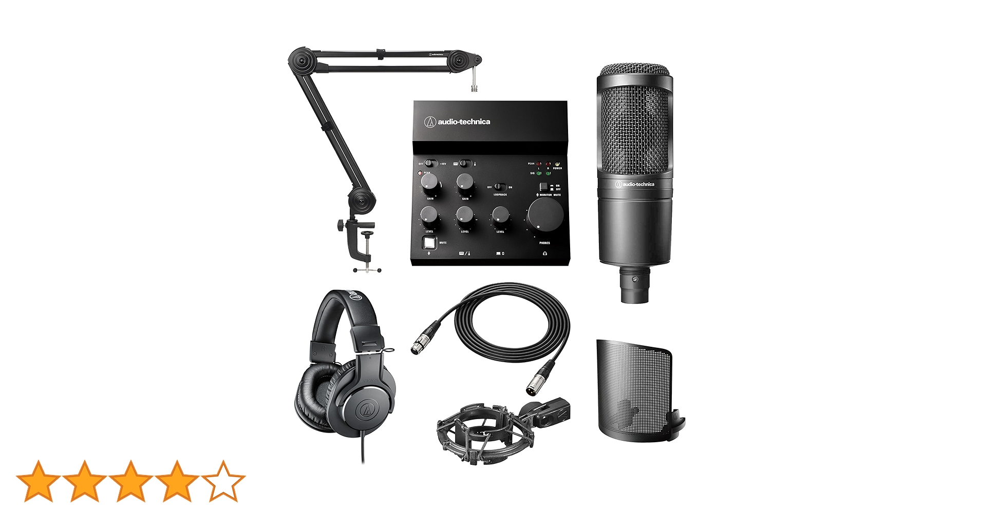 ほぼ新品 Audio-Technica AT2020 配信4点セット Amazon.co.jp: オーディオテクニカ AT2020 / AT-UMX3 PC/スマホ
